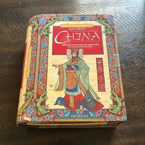 Ancient China treasure chest box book